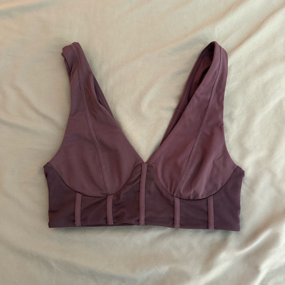 Meshki Women's Brown Sports Bra XS